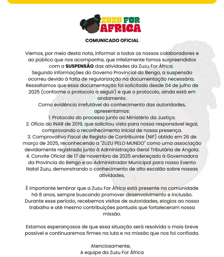 image_editor_output_image-1423912665-17660487359937955489878424045816 Governo do Bengo Suspende Atividades da ONG Zuzu for África por Irregularidades Legais